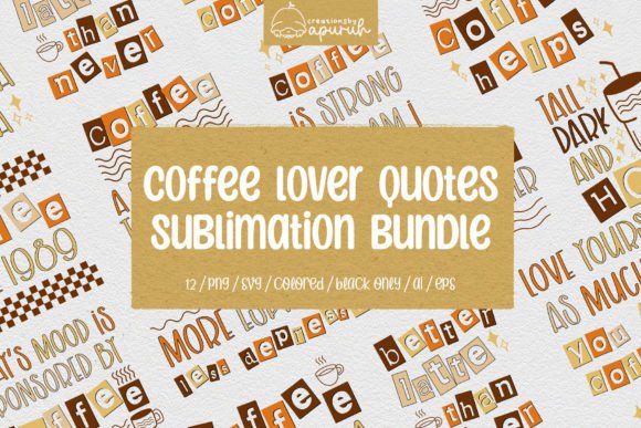 Download Coffee Lover Sublimation T-Shirt Prints - Coffee lover Collection