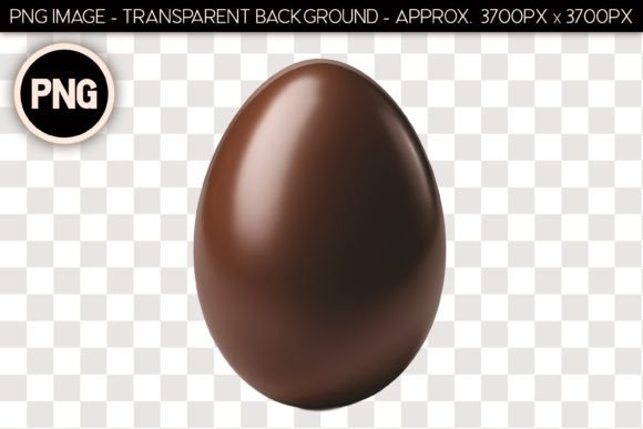 Download Chocolate Easter Egg Isolated Object 1 - Premium Resources